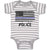 Baby Clothes An American Flag Symbolic Support for Law Enforcement Cotton
