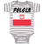 Baby Clothes Flag of Poland Polska United States Baby Bodysuits Cotton