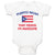 Baby Clothes American National Flag of Puerto Rican That Means I'M Awesome