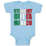 Baby Clothes Flag of Mexico Baby Bodysuits Boy & Girl Newborn Clothes Cotton