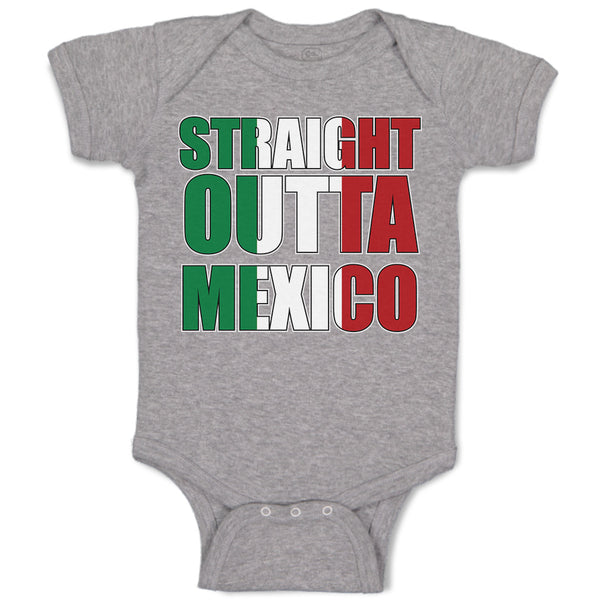 Baby Clothes Flag of Mexico Baby Bodysuits Boy & Girl Newborn Clothes Cotton