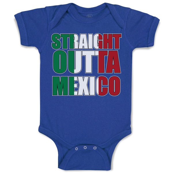 Baby Clothes Flag of Mexico Baby Bodysuits Boy & Girl Newborn Clothes Cotton