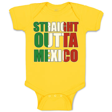 Baby Clothes Flag of Mexico Baby Bodysuits Boy & Girl Newborn Clothes Cotton