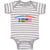 Baby Clothes American National Flag of Swedish and United States Baby Bodysuits