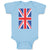 Baby Clothes National Flag of United Kingdom Great Britian Baby Bodysuits Cotton