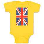 Baby Clothes National Flag of United Kingdom Great Britian Baby Bodysuits Cotton