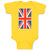 Baby Clothes National Flag of United Kingdom Great Britian Baby Bodysuits Cotton