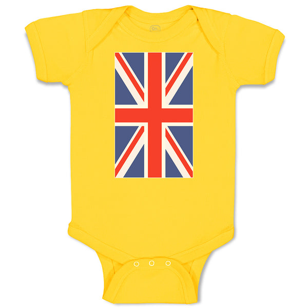 Baby Clothes National Flag of United Kingdom Great Britian Baby Bodysuits Cotton