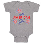 Baby Clothes All American Girl Baby Bodysuits Boy & Girl Newborn Clothes Cotton