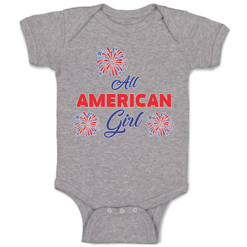 Baby Clothes All American Girl Baby Bodysuits Boy & Girl Newborn Clothes Cotton