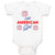 Baby Clothes All American Girl Baby Bodysuits Boy & Girl Newborn Clothes Cotton