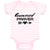 Baby Clothes Answered Prayer with Black Arrow and Heart in The Middle Cotton