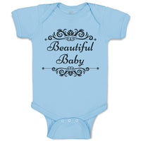 Baby Clothes Beautiful Baby with Pattern Design Baby Bodysuits Boy & Girl Cotton