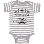 Baby Clothes Beautiful Baby with Pattern Design Baby Bodysuits Boy & Girl Cotton