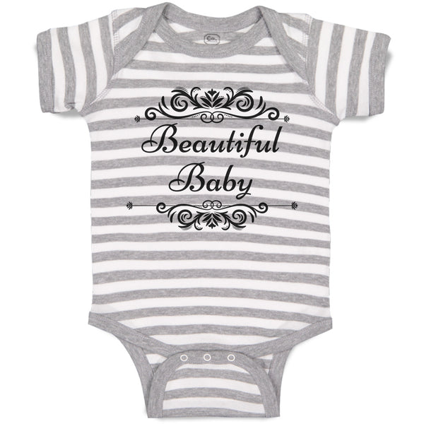 Baby Clothes Beautiful Baby with Pattern Design Baby Bodysuits Boy & Girl Cotton