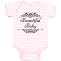 Baby Clothes Beautiful Baby with Pattern Design Baby Bodysuits Boy & Girl Cotton