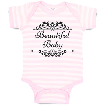 Baby Clothes Beautiful Baby with Pattern Design Baby Bodysuits Boy & Girl Cotton