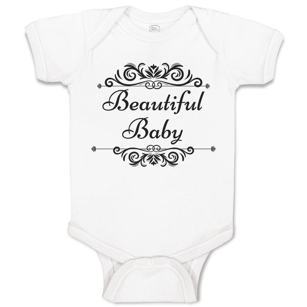 Baby Clothes Beautiful Baby with Pattern Design Baby Bodysuits Boy & Girl Cotton