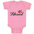 Baby Clothes Blessed with Heart Symbol Baby Bodysuits Boy & Girl Cotton