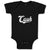 Baby Clothes Cash Typography Words Baby Bodysuits Boy & Girl Cotton