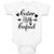 Baby Clothes Cuter than Cupid with Black Hearts and Arrow Baby Bodysuits Cotton