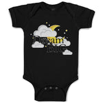 Baby Clothes Dream Big with Clouds Baby Bodysuits Boy & Girl Cotton