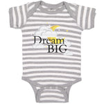 Baby Clothes Dream Big with Clouds Baby Bodysuits Boy & Girl Cotton