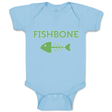 Baby Clothes Fishbone Skeleton Symbol Baby Bodysuits Boy & Girl Cotton