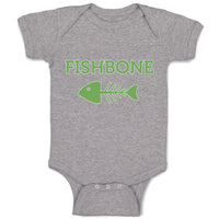 Baby Clothes Fishbone Skeleton Symbol Baby Bodysuits Boy & Girl Cotton
