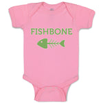 Baby Clothes Fishbone Skeleton Symbol Baby Bodysuits Boy & Girl Cotton
