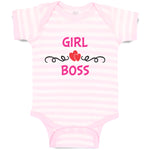 Girl Boss with Red Little Hearts Pattern