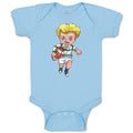 Baby Clothes Boy with Rugby Ball Sport Running Baby Bodysuits Boy & Girl Cotton