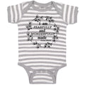 Baby Clothes I Am Fearfully Wonderfully Psalm 139:19 Wreath Pattern Cotton