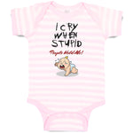 Baby Clothes I Cry When Stupid People Hold Me! Baby Bodysuits Boy & Girl Cotton