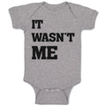 Baby Clothes It Wasn'T Me Baby Bodysuits Boy & Girl Newborn Clothes Cotton