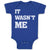 Baby Clothes It Wasn'T Me Baby Bodysuits Boy & Girl Newborn Clothes Cotton