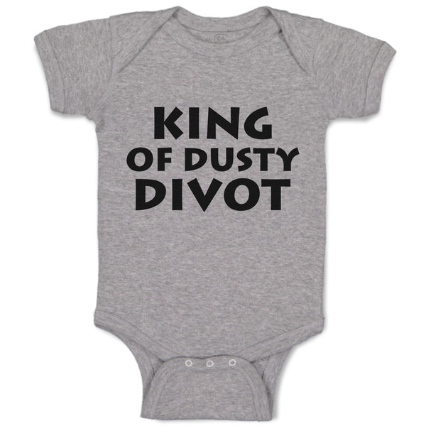 Baby Clothes King of Dusty Divot Baby Bodysuits Boy & Girl Cotton