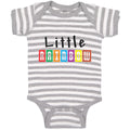 Baby Clothes Little Rainbow Colours Baby Bodysuits Boy & Girl Cotton