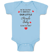 Baby Clothes We'Re Excited to Announce Our Little Miracle Baby Is on The Way!
