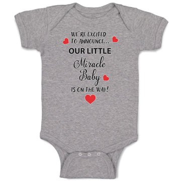 Baby Clothes We'Re Excited to Announce Our Little Miracle Baby Is on The Way!