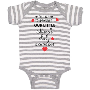 Baby Clothes We'Re Excited to Announce Our Little Miracle Baby Is on The Way!