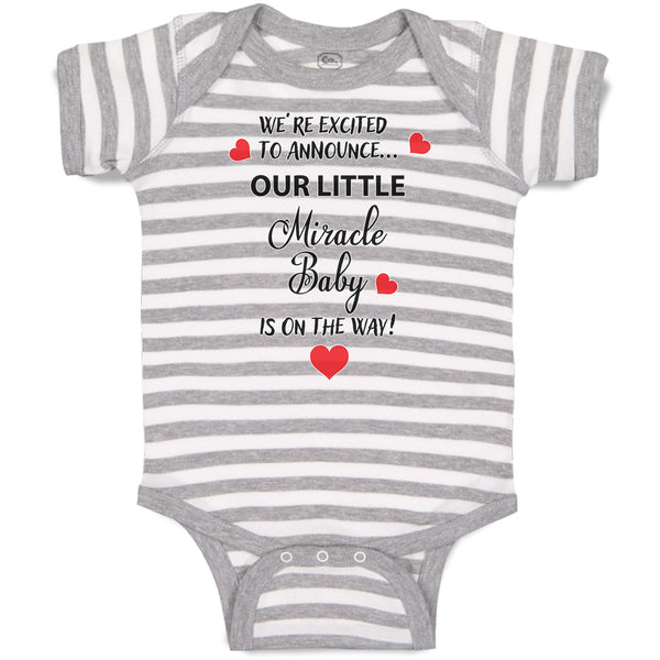 We'Re Excited to Announce Our Little Miracle Baby Is on The Way!