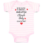 Baby Clothes We'Re Excited to Announce Our Little Miracle Baby Is on The Way!