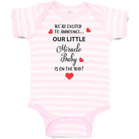 Baby Clothes We'Re Excited to Announce Our Little Miracle Baby Is on The Way!
