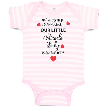 Baby Clothes We'Re Excited to Announce Our Little Miracle Baby Is on The Way!