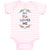 Baby Clothes My Tia Loves Me with Flower Wreath Baby Bodysuits Boy & Girl Cotton