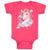 Baby Clothes Beautiful Unicorn on Clouds with Stars Baby Bodysuits Cotton