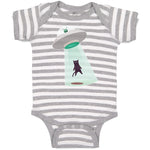 Baby Clothes Alien Attacking Outer Space Baby Bodysuits Boy & Girl Cotton