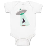 Baby Clothes Alien Attacking Outer Space Baby Bodysuits Boy & Girl Cotton