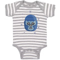 Baby Clothes Mask on Face Funny Monster Face with Little Stars Baby Bodysuits